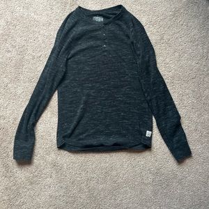 American Eagle Mens Dress Henley Longsleeve Tee Size XS